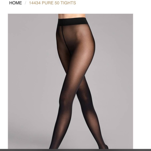 Wolford Pure 50 tights size small new - Picture 3 of 6